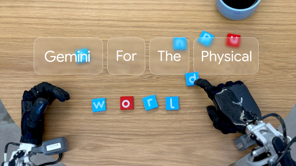 google gemini robotics - 와우테일