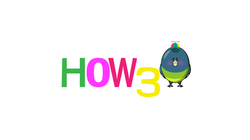 HOW3 Logo - 와우테일