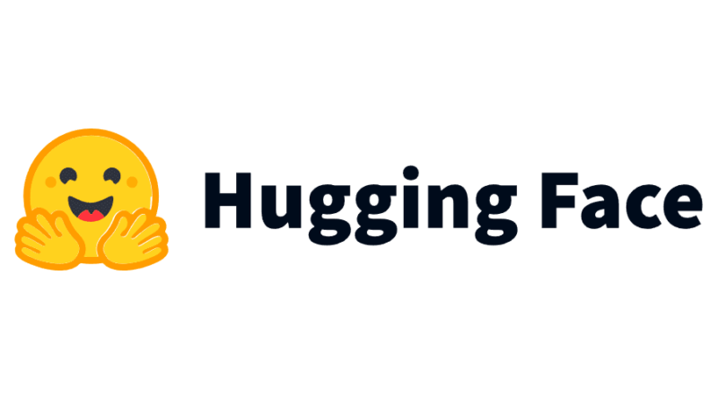 hugging face vector logo - 와우테일