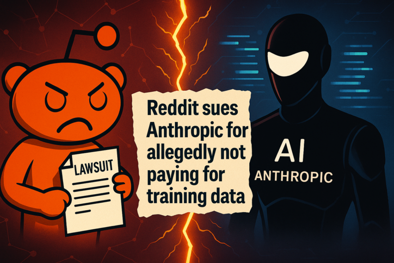 Reddit Anthropic Law suit - 와우테일