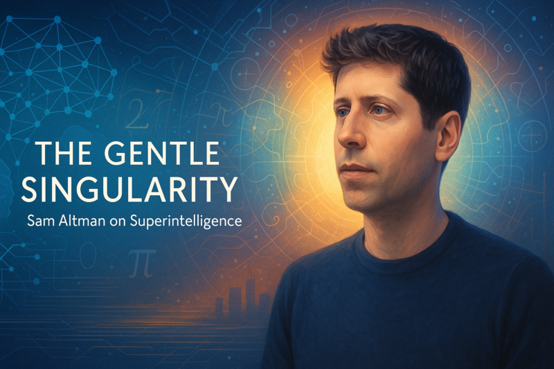 The Gentle Sigularity by Sam Altman - 와우테일