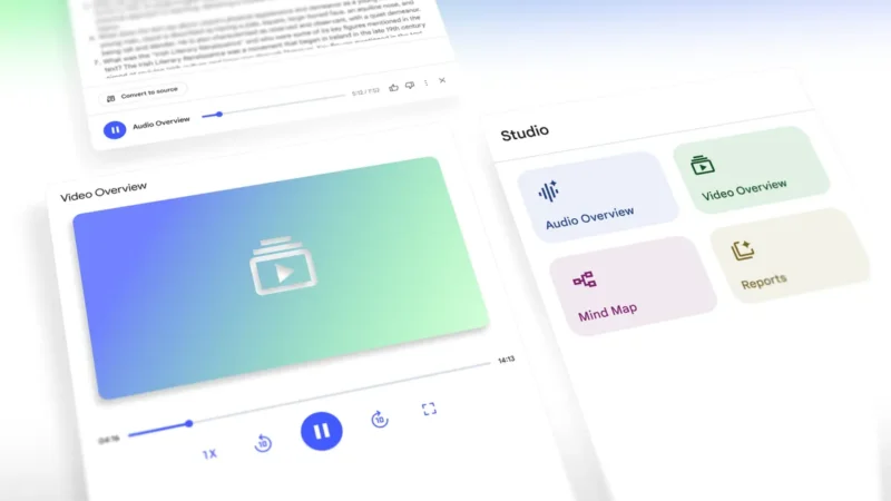 google NotebookLM VideoOverviewBanner - 와우테일
