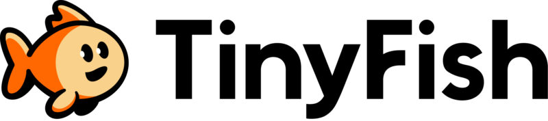 tinyfish logo - 와우테일