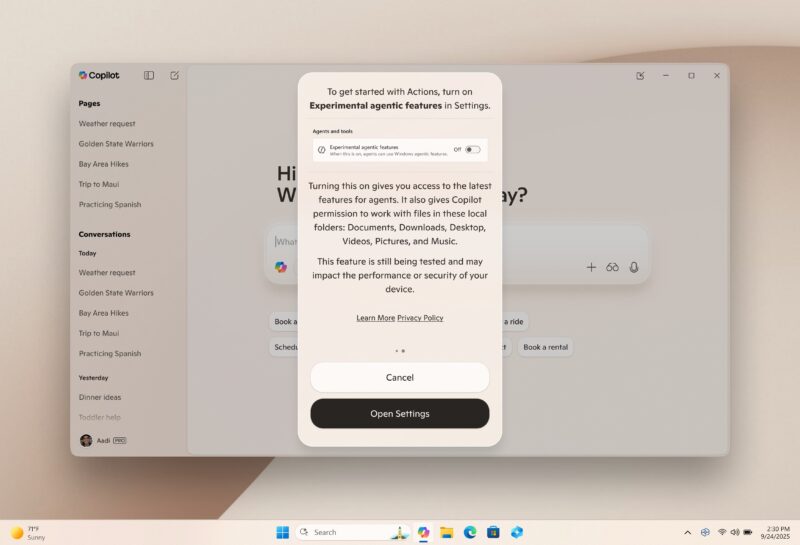 Copilot Actions - 와우테일
