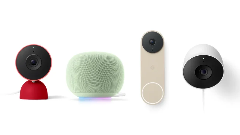 google Home Devices - 와우테일
