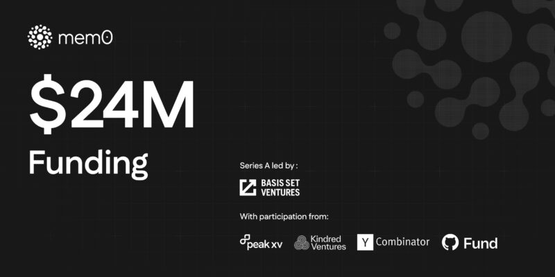 세 줄 코드로 AI에 기억력을 심다... 멤제로, 2400만 달러 투자 유치 1 mem0 seriesA funding - 와우테일