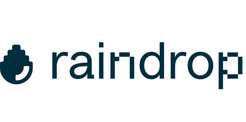 raindrop logo - 와우테일