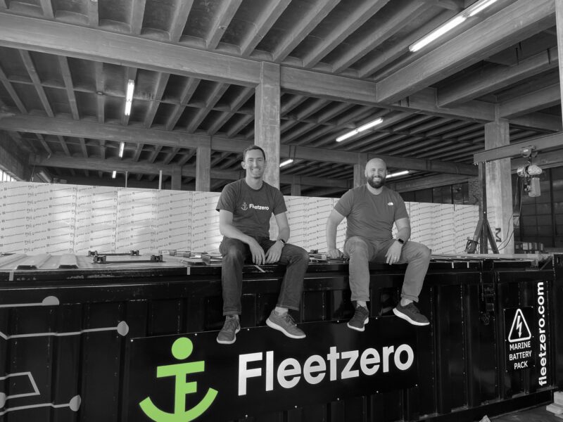 Fleetzero Steven Henderson co founder and CEO and Mike Carter co founder and COO with the Fleet - 와우테일