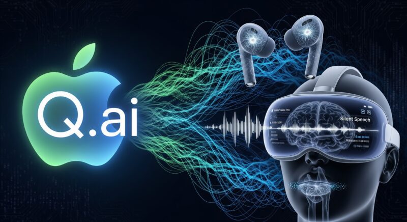 애플, 오디오 AI 스타트업 Q.ai 20억 달러에 인수 1 apple Q - 와우테일
