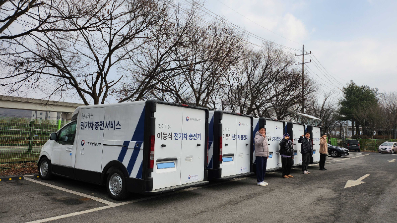 첨부이미지1. 아론 2025년 이동식 전기차 충전서비스 위탁운영 시범사업의 4권역광주·전라 ·제주 운영 사업자 선정 - 와우테일