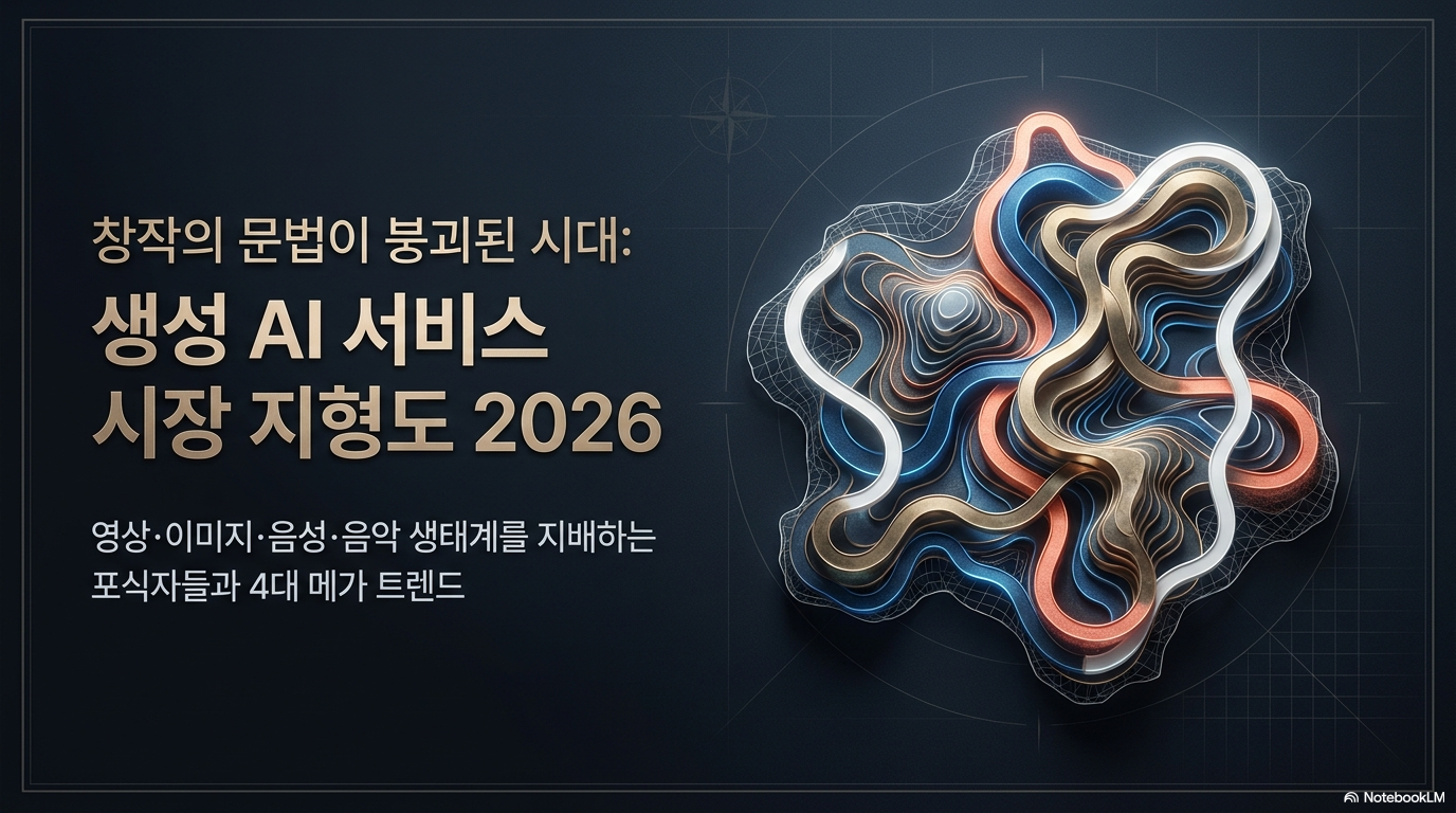 영상·이미지·음성·음악까지: 생성AI 서비스 시장 지형도 2026