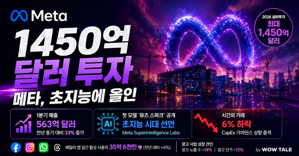 meta earnings 1Q 2026 - 와우테일