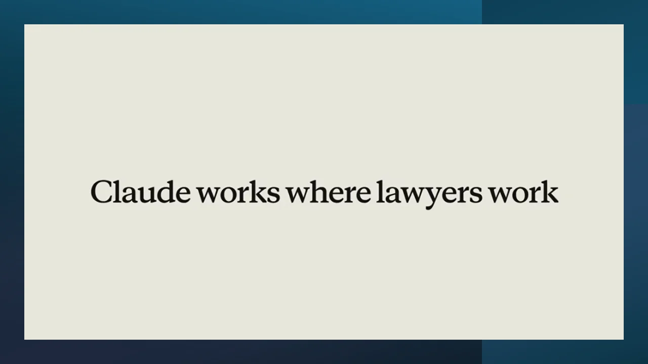 앤스로픽 Claude for Legal