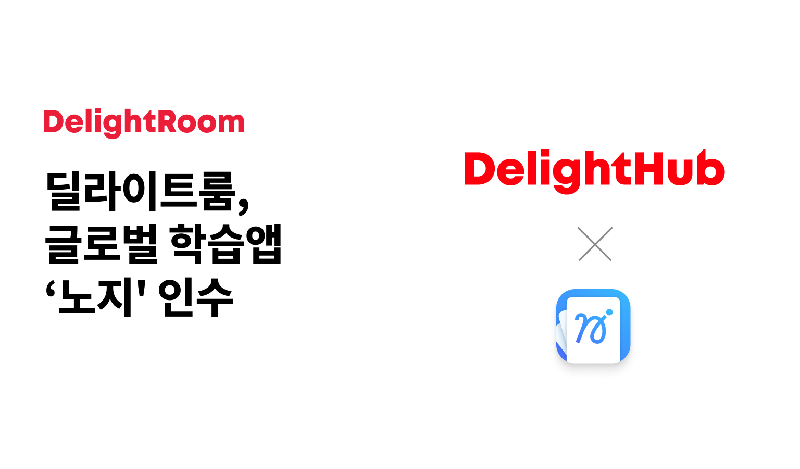 딜라이트룸, 글로벌 학습 앱 '노지' 인수…글로벌 앱 M&A 확대 2 Delightroom 1 - 와우테일