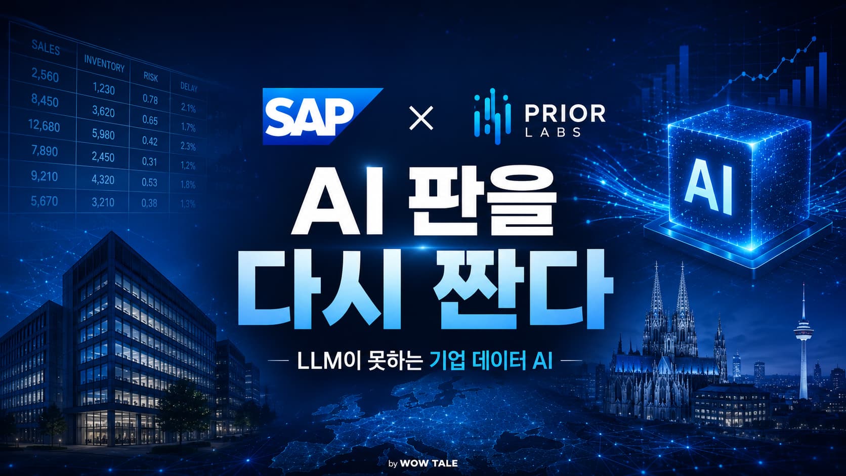 SAP, 표 데이터 AI 프라이어랩스 인수… 유럽 최대 프론티어 AI 연구소 설립